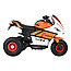 PITUSO Электромотоцикл 5188,6V/4Ah*2, возд.колеса, 85*37*43см,White-orange/Бело-оранжевый, фото 2