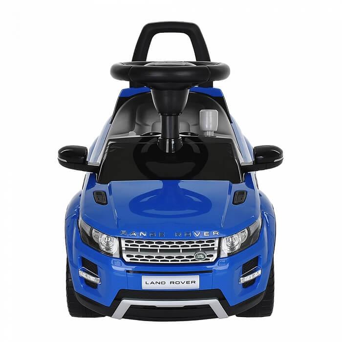 CHI LOK BO Каталка Range Rover Evogue (муз.панель, спинка-толкатель) 3-6 лет, Blue/Синий