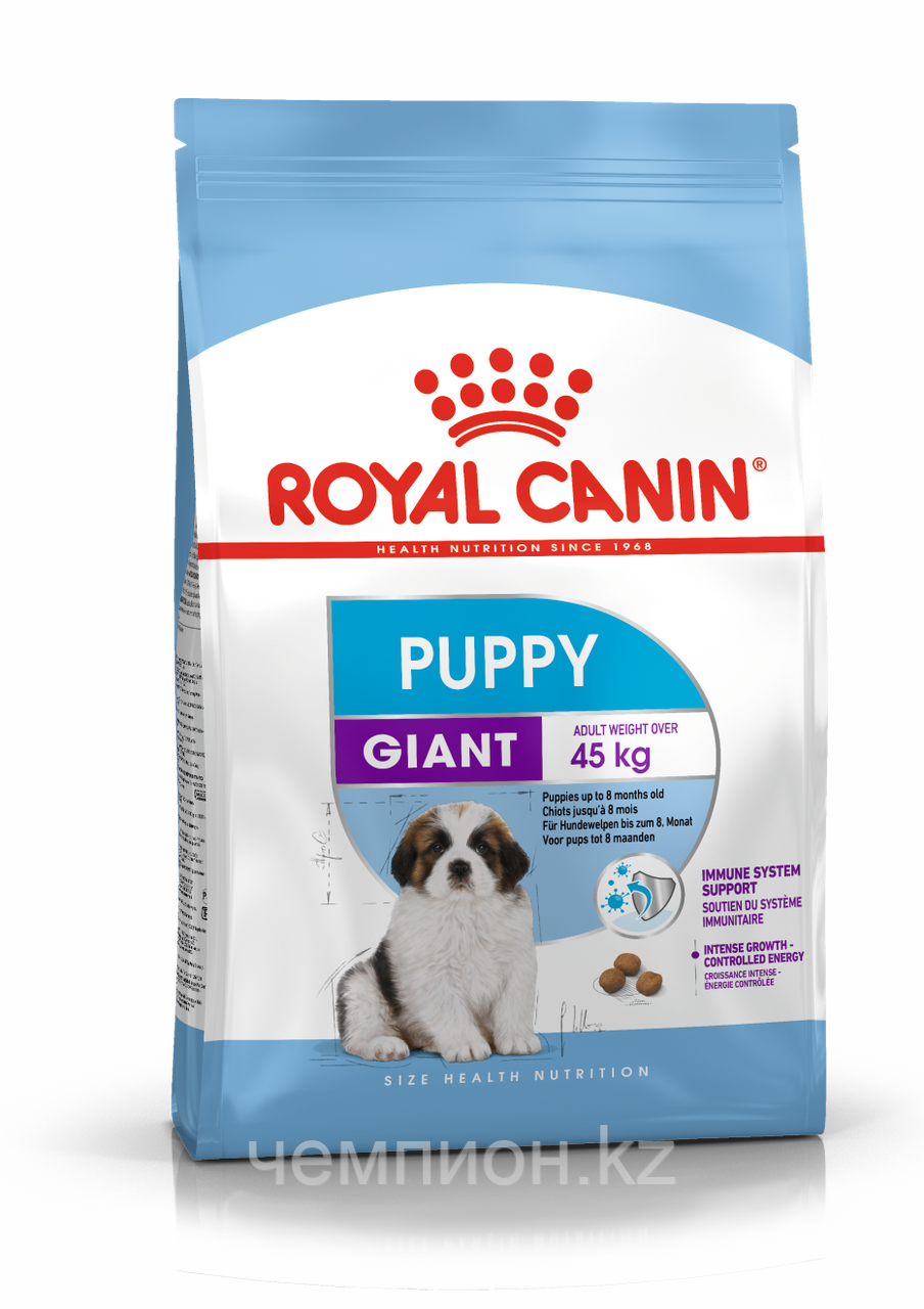 ROYAL CANIN Giant Puppy, Роял Канин корм для щенков гигантских пород с 2 до 8 месяцев, уп. 15кг - фото 1 - id-p28879904