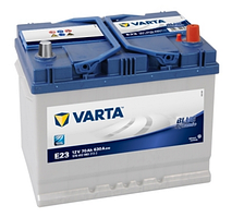 VARTA аккумуляторная батарея!с повышеными характеристиками 19.5/17.9 евро 75Ah 680A 261/175/220\