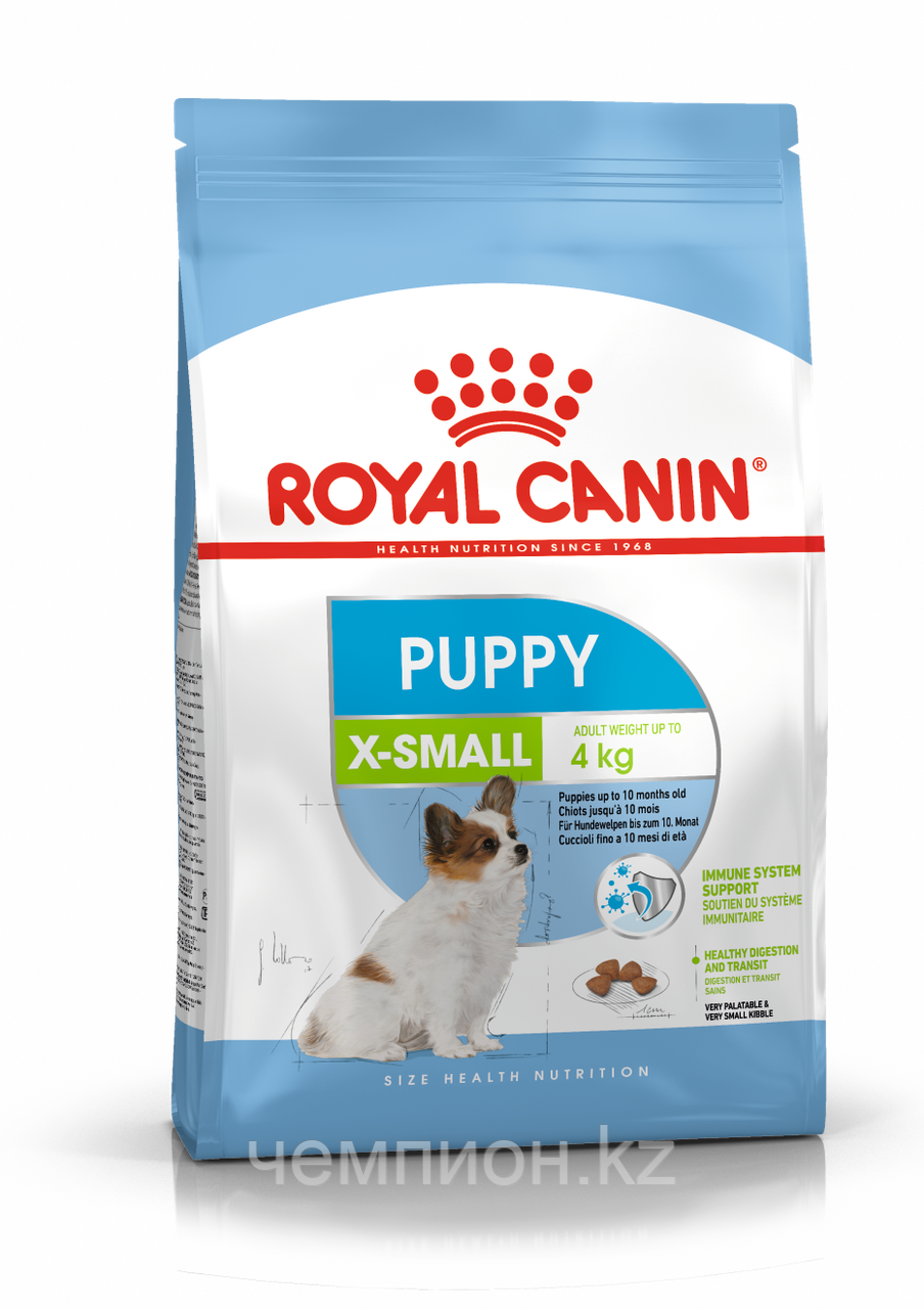 ROYAL CANIN X-Small Puppy, Роял Канин для щенков миниатюрных пород, уп. 1,5 кг