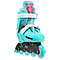 ONLITOP Роликовые коньки раздвижные, размер 30-33, колёса PVC 64 мм, пластиковая рама-голубые, 4605211, фото 4