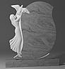Памятник из мрамора Девушка с голубем