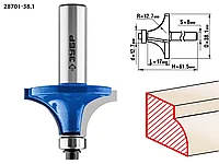 ЗУБР 38.1x17мм, радиус 12.7мм, фреза кромочная калевочная №1