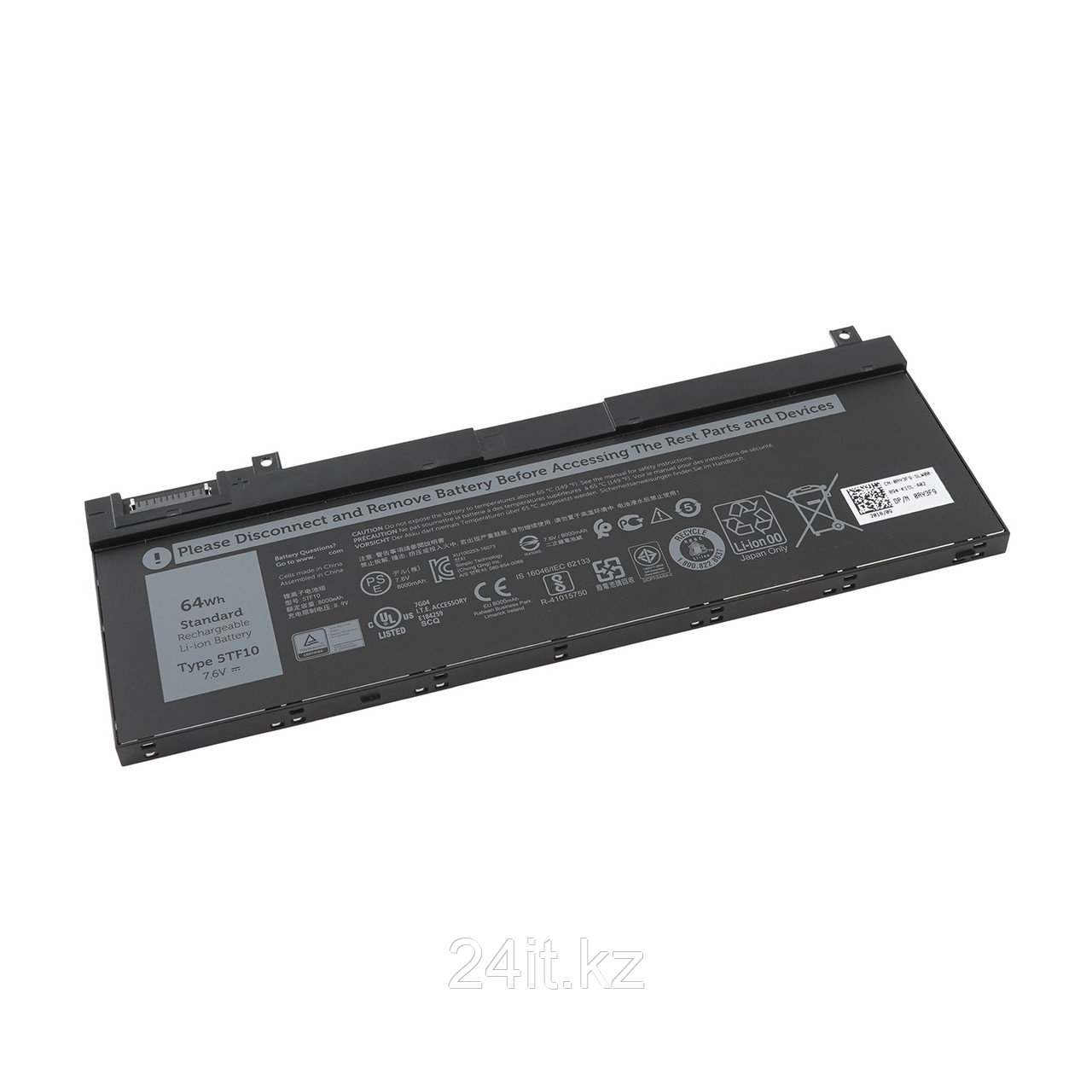 Аккумулятор 5TF10 для ноутбука Dell Precision /7,6В/ 8000mAh черный - ОРИГИНАЛ