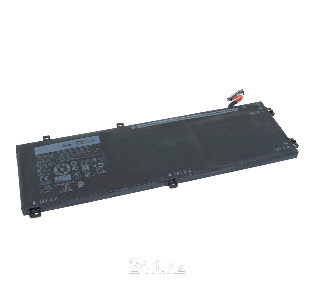 Аккумулятор RRCGW для ноутбука Dell 11.4V 56Wh / 4900mAh Оригинал