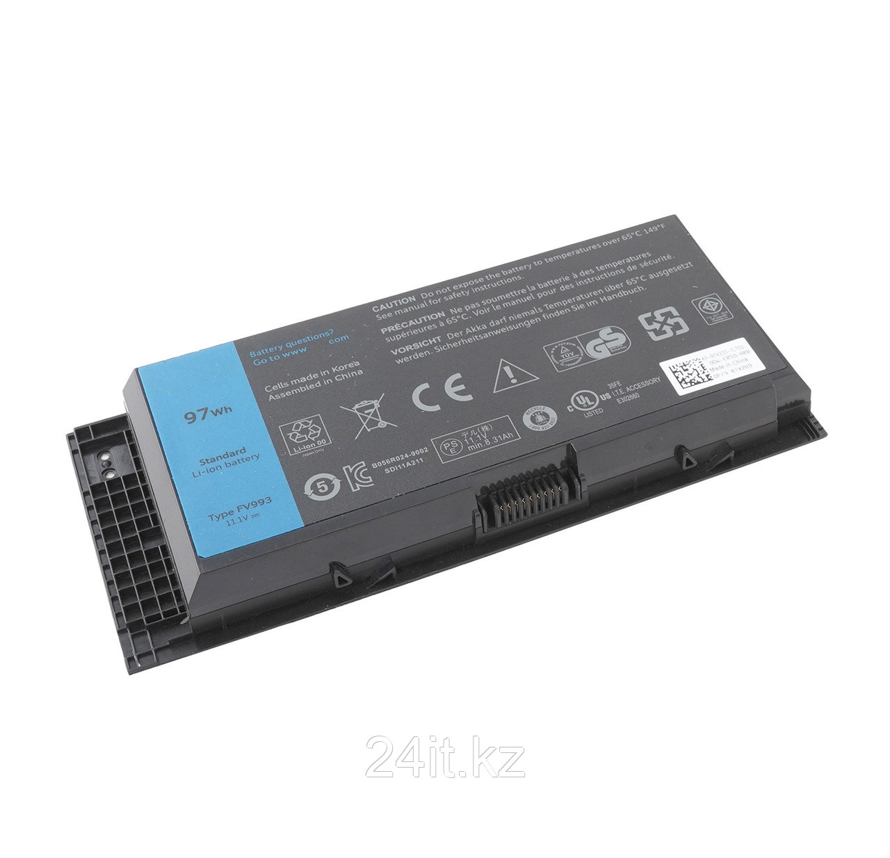 Аккумулятор FV993 для ноутбука Dell 11.1V 97Wh 8740mAh Оригинал