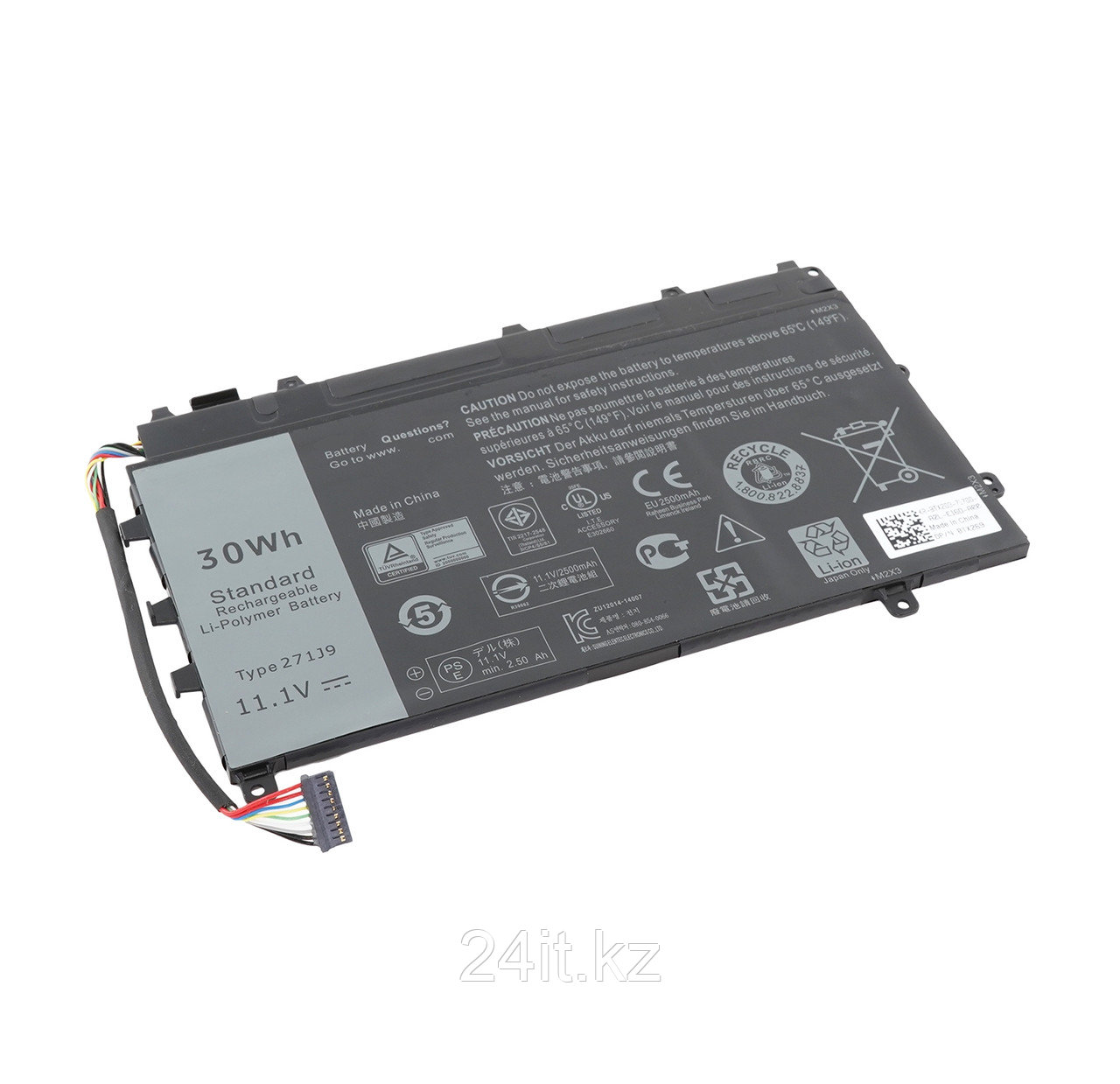 Аккумулятор 271J9 для ноутбука Dell Latitude 13 7000, 11.1V 2500mAh - ОРИГИНАЛ