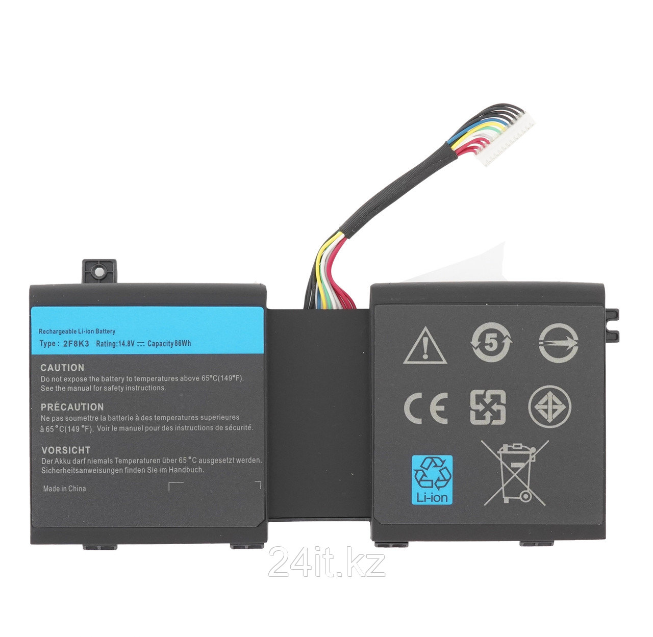 Аккумулятор G33TT для ноутбука Dell 14.8V 86Wh 5820mAh Оригинал