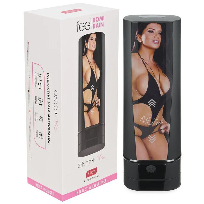 Мастурбатор ДЛЯ СЕКСА НА РАССТОЯНИИ "KIIROO ONYX +" ROMI RAIN
