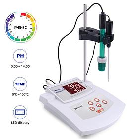 Sanxin PHS-3C Профессиональный лабораторный pH метр с держателем электродов PHS-3С