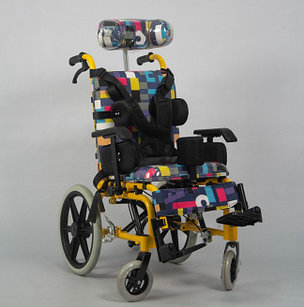Кресло-коляска инвалидная детская алюминиевая складная для детей с ДЦП LY-800-985
