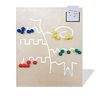 Тактильно-развивающая панель-лабиринт «Интересные маршруты»