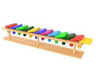 Тактильно-развивающая панель «Яркое домино»