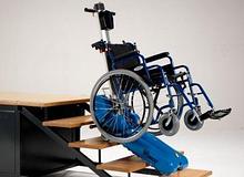 Мобильная система перемещения инвалида-колясочника (в комплекте подъемник лестничный гусеничный мобильный для