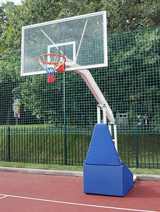 Стойка баскетбольная мобильная складная с гидравлическим механизмом, игровая