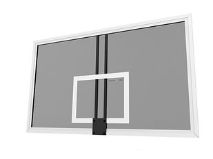 Щит баскетбольный  закаленное стекло 10 мм на металлической раме, 1800х1050мм, шт.