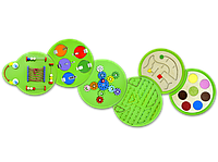 Тактильно-развивающая панель «Гусеница Жужа»