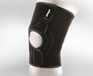 Бандаж для легкой поддержки крестообразных связок и фиксации коленной чашечки MK-1, черный