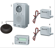 Система оповещения слабослышащих для гостиниц Вибратон Люкс 2