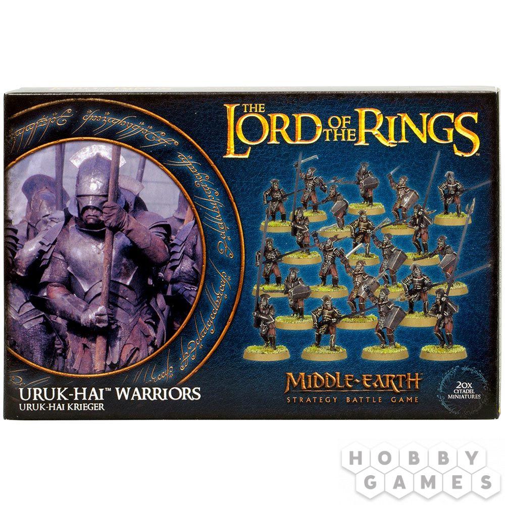 Коробка с миниатюрами The Lord of the Rings: Uruk-Hai Warriors