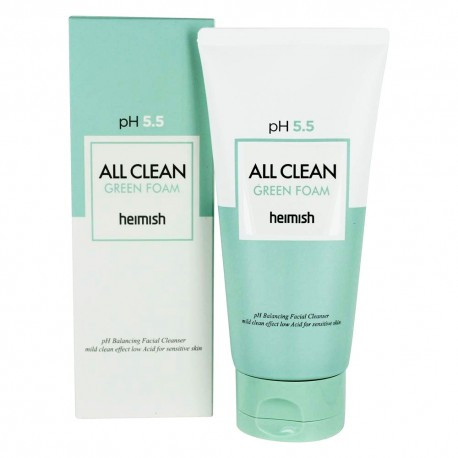 Пенка для умывания с pH 5.5 All Clean Green Foam 150мл