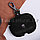Чехол для беспроводных наушников на кнопке с карабином эко-кожа черный, фото 4