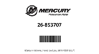Сальник Mercury - Mercruiser 26-853707-2