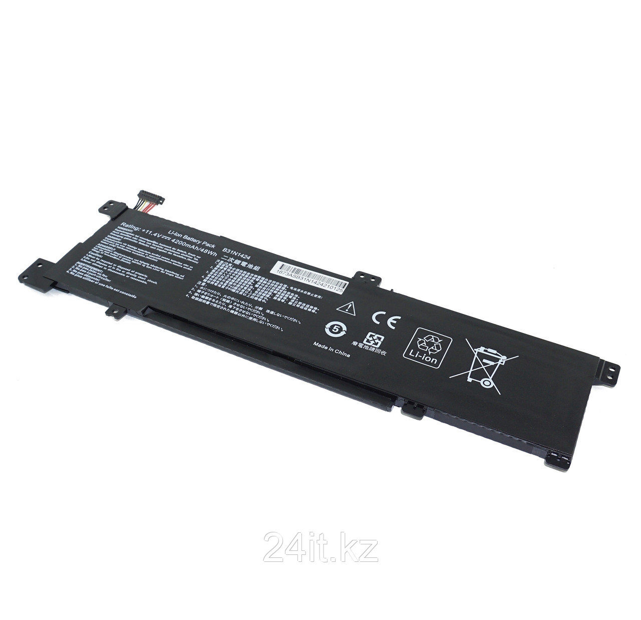 Аккумулятор B31N1424 для ноутбука Asus 11.4V 48Wh / 4200mAh Оригинал
