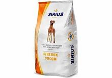 605529 SiRiuS, Сириус корм для взрослых собак, ягненок с рисом, уп.15кг.