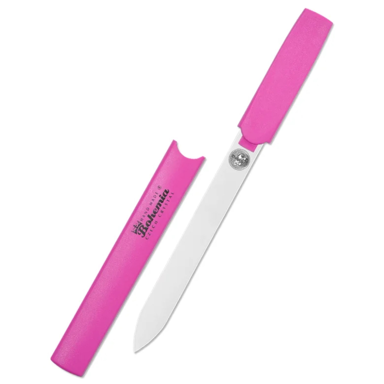 Пилка для ногтей BOHEMIA Czech Glass Nail Files стеклянная в пластиковом футляре