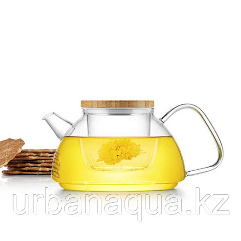 Заварочный чайник TEA POT / 1000 мл (Прозрачное стекло)