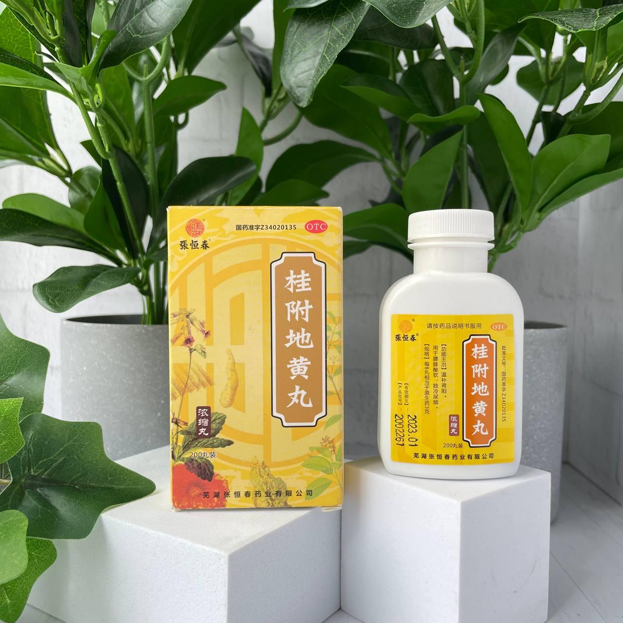 Пилюли "Золотой ларец" для укрепления мочеполовой системы Guifu Dihuang Wan