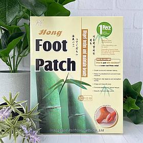 Пластырь для стоп детокс Foot Patch (без добавок), 10 шт