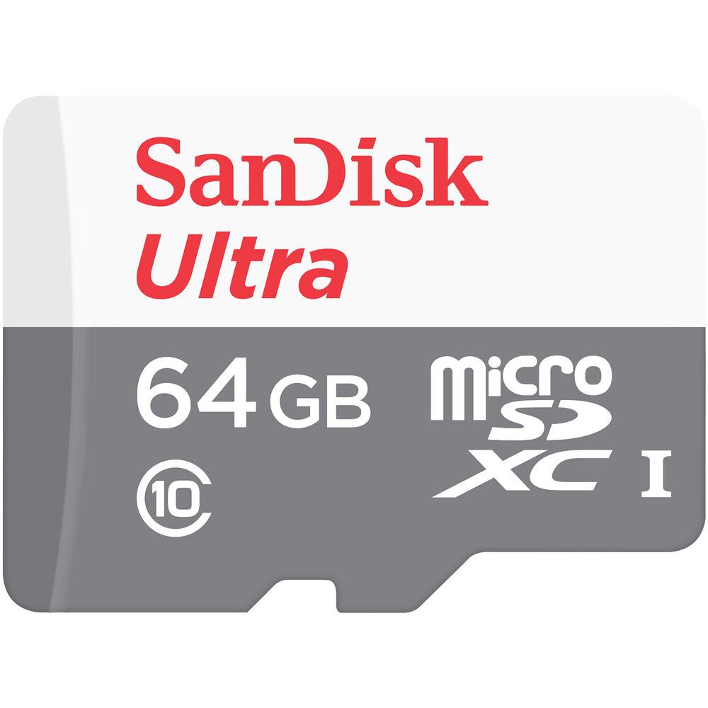 Карта памяти SanDisk Ultra microSDXC UHS-I 64GB 100MB/s