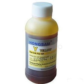 Чернила водорастворимые Hongsam DCTec Yellow для HP DesignJet T610/T790/T1100 200мл