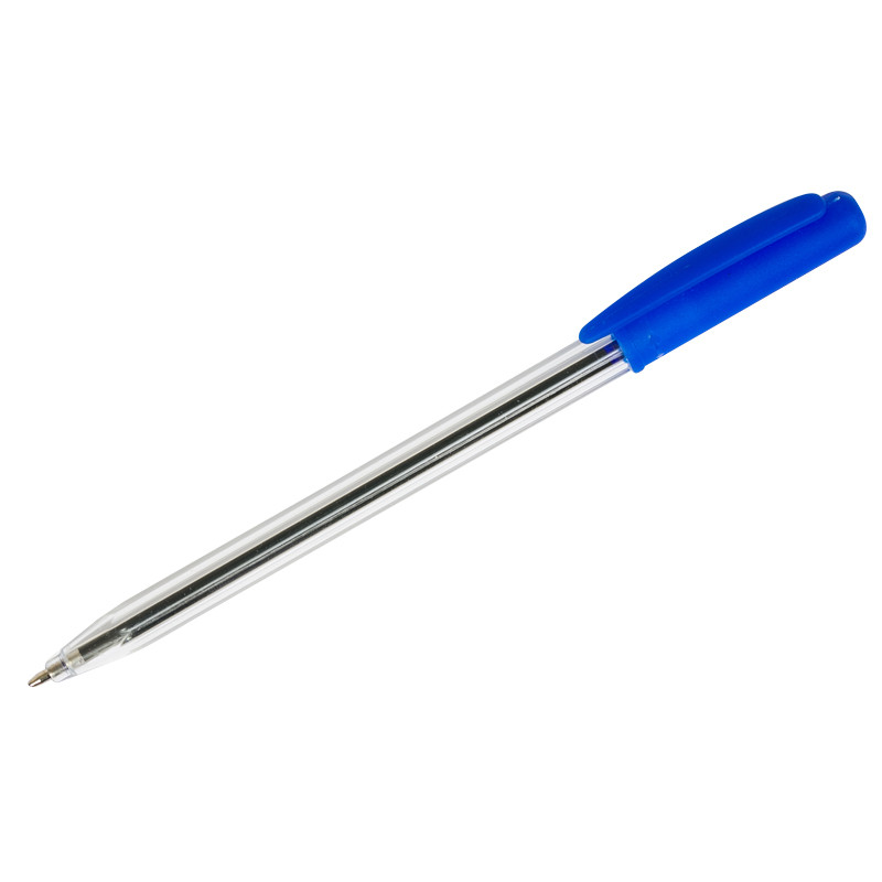 Ручка шариковая автоматическая OfficeSpace "Twist" синяя, 0,7мм, поворотный механизм
