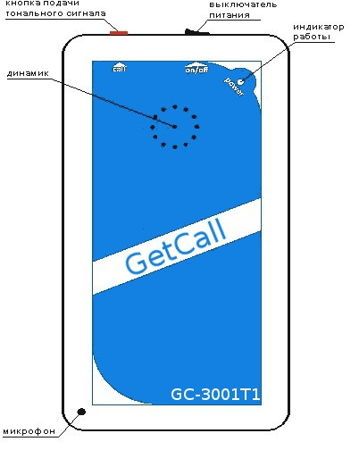 Переговорное устройство ремонтной связи GC-3001T1