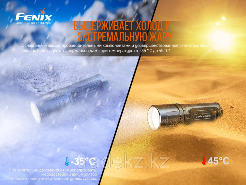 Фонарь Fenix TK35UE V2.0, 5000 Lm, USB зарядка (без элементов питания) - фото 10 - id-p42142312