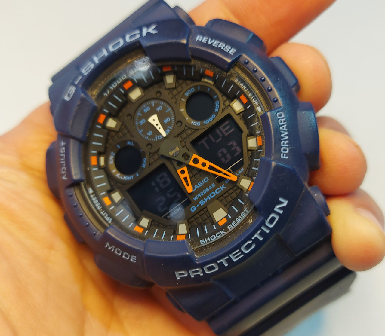 Часы Casio GA-100B-7A. G-Shock. Оригинал 100%. Kaspi RED. Рассрочка - фото 8 - id-p99113576