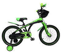 Велосипед ToYou зеленый оригинал детский с холостым ходом 18 размер (531-18)