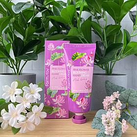 Крем для рук Farm stay Pink Flower Blooming Hand Cream, Pink Lotus