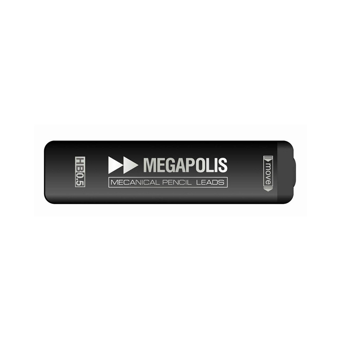 Футляр грифелей  ErichKrause®  20345  MEGAPOLIS® Concept для механических карандашей 0.5 мм.  (20 шт.)