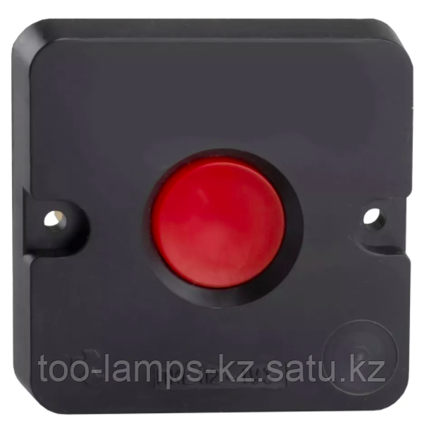 Кнопка ПКЕ 112-1 красная (встр.) с выключателем кнопочным