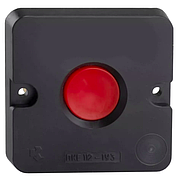 Кнопка ПКЕ 112-1 красная (встр.) с выключателем кнопочным