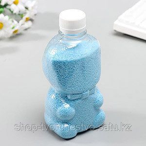 Песок цветной в бутылках, голубой, 500 гр. - фото 1 - id-p99129073