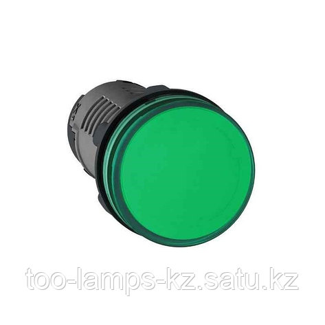 Сигнальная лампа зеленая 24В, XА2EVB3LC, фото 2
