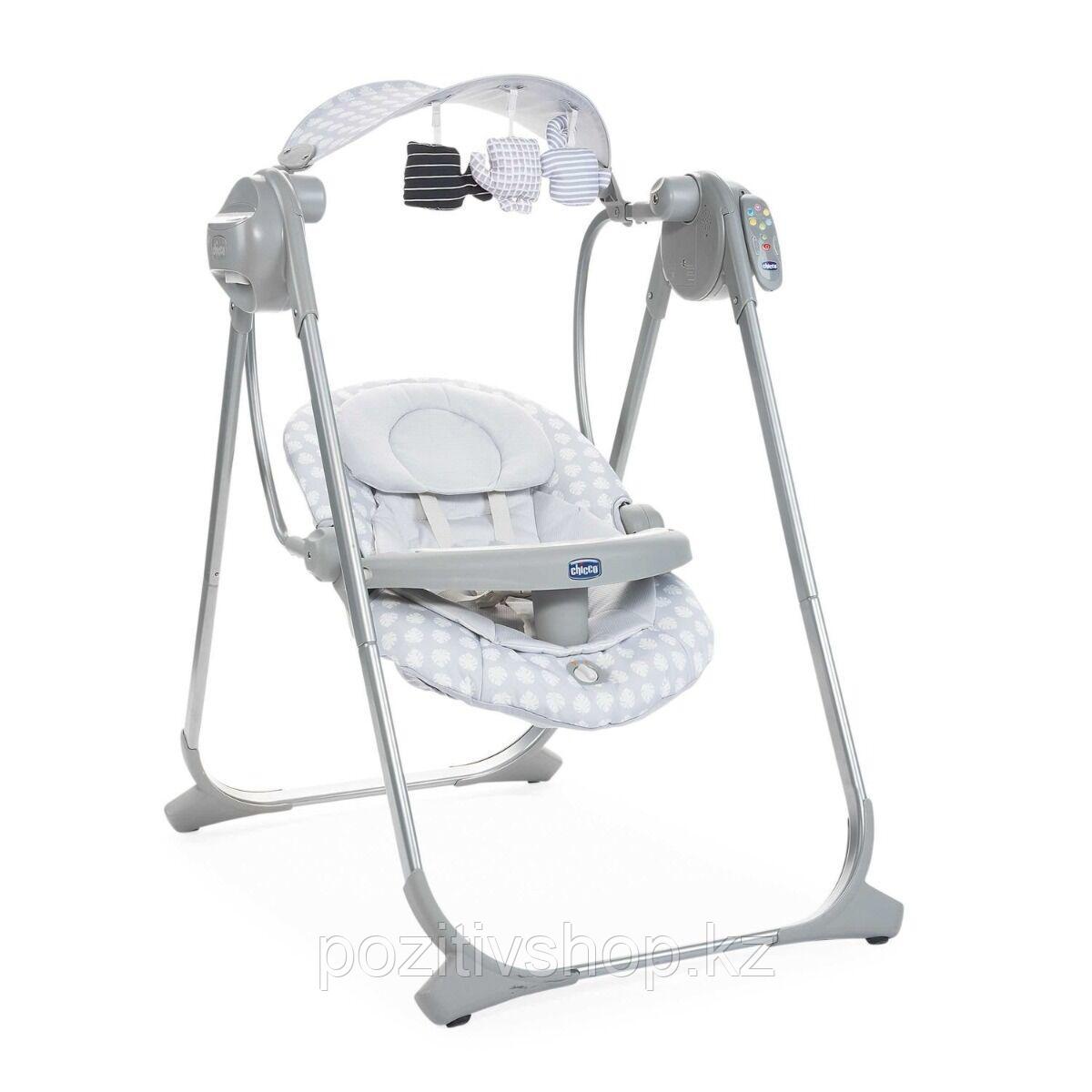 Кресло качалка Chicco Polly Swing Up Leaf - фото 1 - id-p99130057