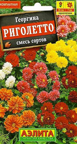 Семена Георгины "Риголетто, смесь сортов" Аэлита, фото 1