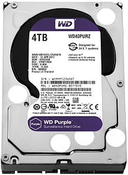 Жёсткий диск WD Purple™ WD40PURZ 4ТБ 3,5" 5400RPM 64MB (SATA-III) DV&NVR
